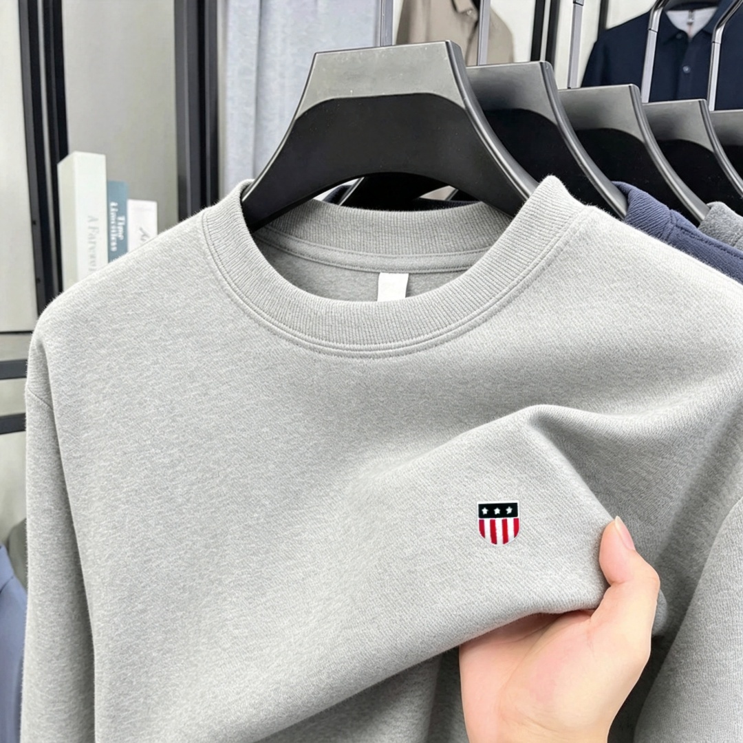 Camiseta de manga larga con cu - Mens Fashion Top reseña y precio