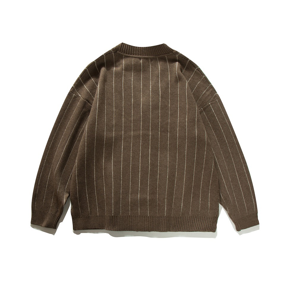 Primavera otoño cárdigan a ray - Men'S Fashion V Neck Sweater reseña y precio