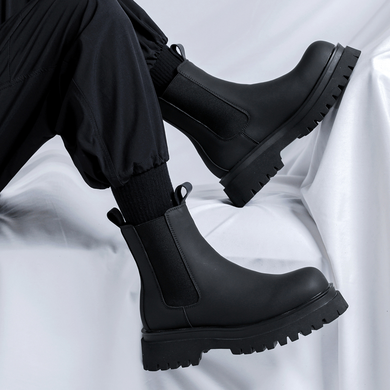 Botas de plataforma negras de  - Chelsea Boots Men reseña y precio