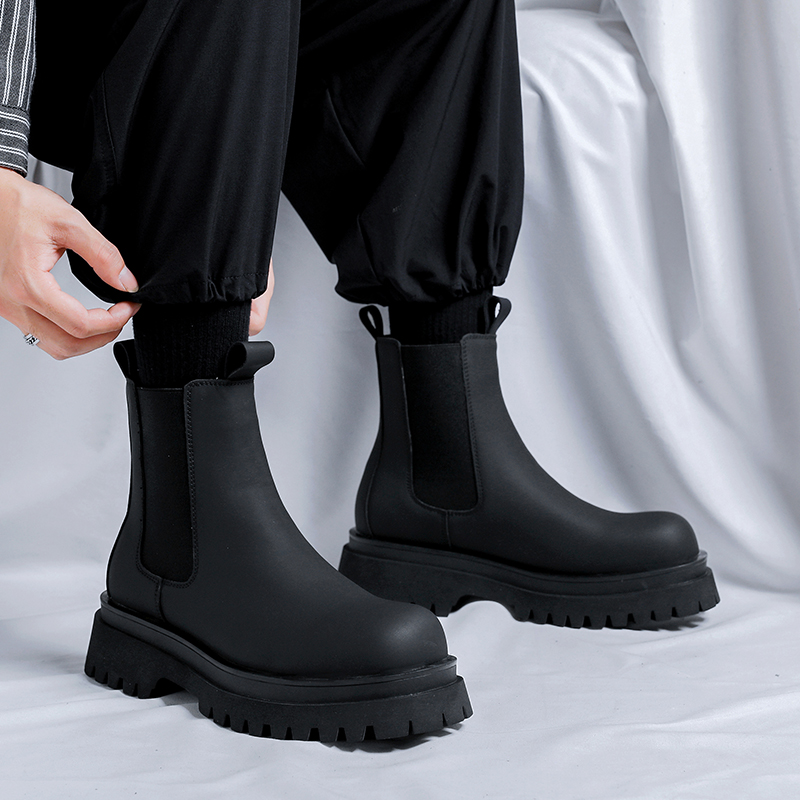Botas de plataforma negras de  - Chelsea Boots Men reseña y precio