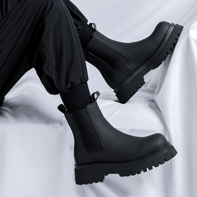 Botas de plataforma negras de  - Chelsea Boots Men reseña y precio