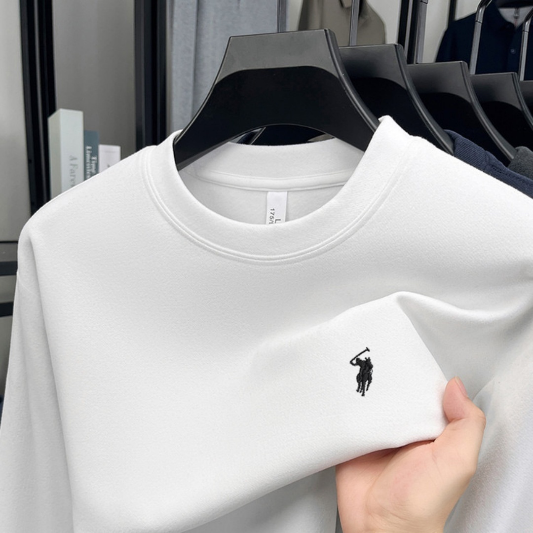 Camiseta de manga larga con cu - Mens Fashion Top reseña y precio