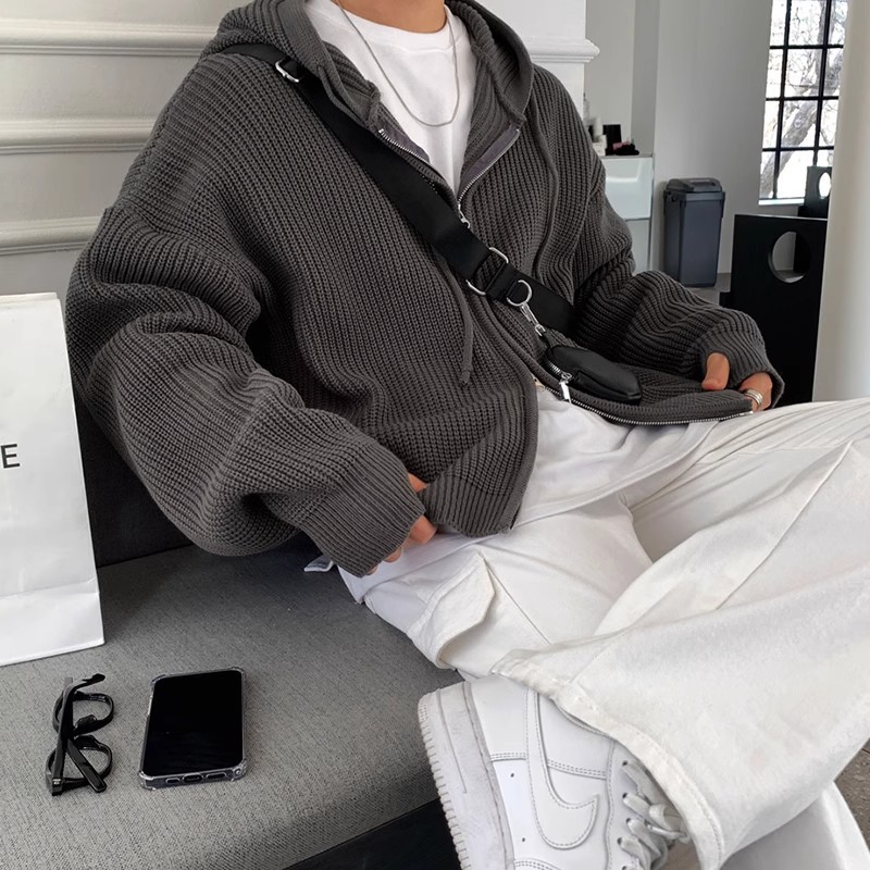 Suéter de punto coreano de mod - Men'S Fashion V Neck Sweater reseña y precio