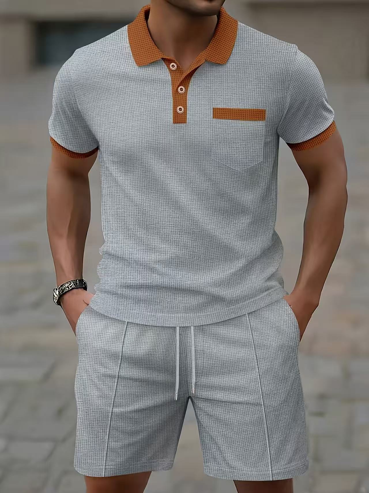 Conjunto de camiseta polo y pa - Men'S Fashion Course reseña y precio