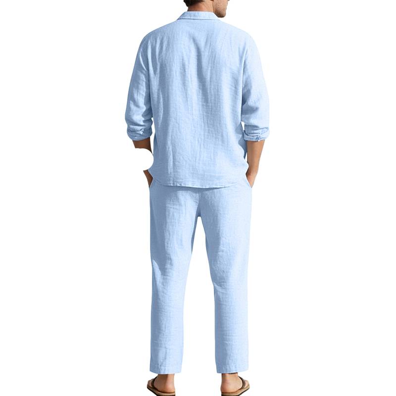 Conjuntos Casuales de Lino par - Men'S Spring Fashion reseña y precio