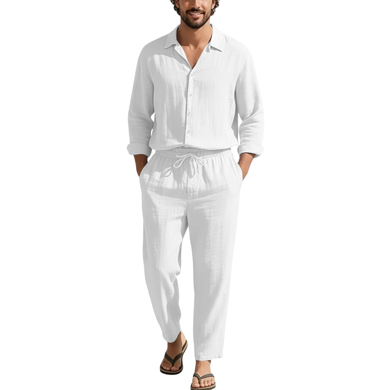 Conjuntos Casuales de Lino par - Men'S Spring Fashion reseña y precio