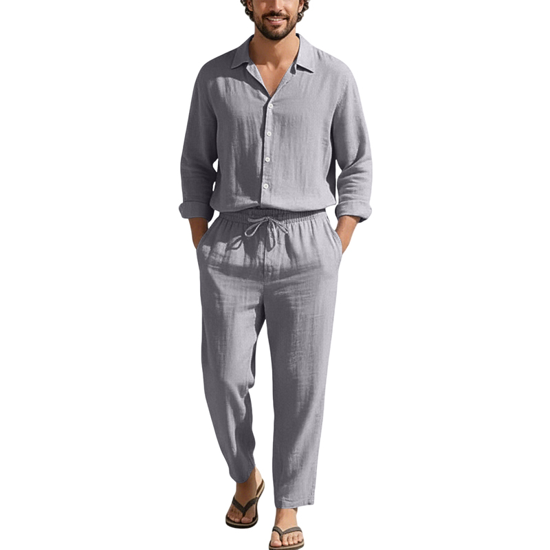 Conjuntos Casuales de Lino par - Men'S Spring Fashion reseña y precio