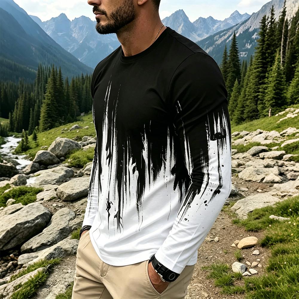 Camiseta de Manga Larga para H - Men'S Spring Fashion reseña y precio