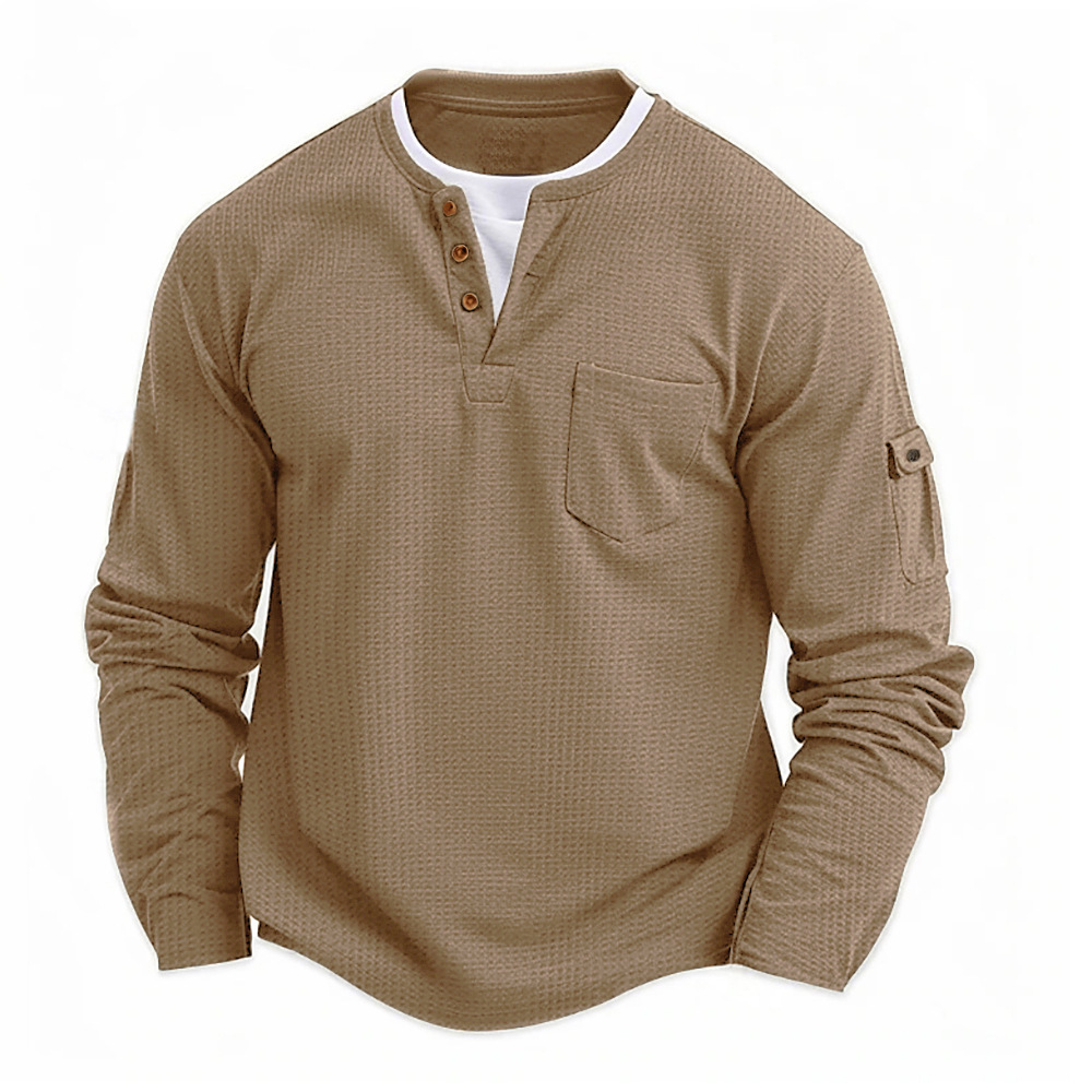 Nueva camisa de manga larga pa - Men'S Spring Fashion reseña y precio