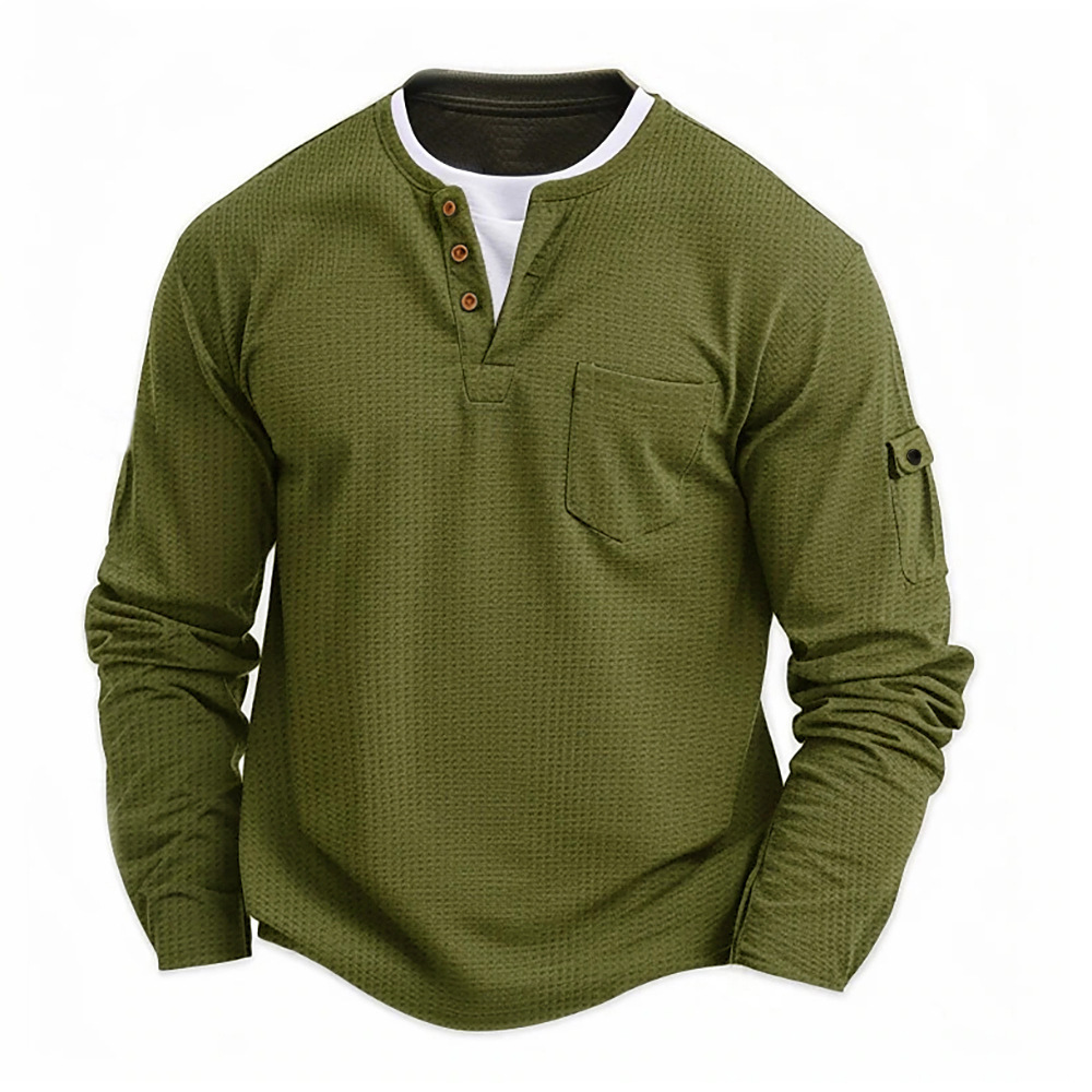 Nueva camisa de manga larga pa - Men'S Spring Fashion reseña y precio